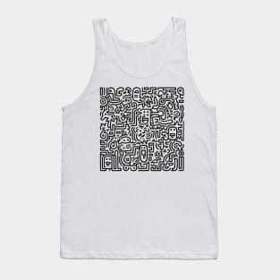 Pop Art Abstract (Haring Inspired) Tank Top